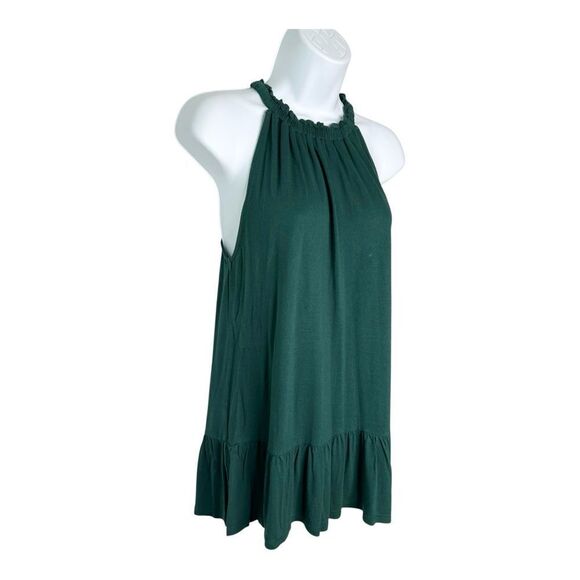 LOFT Women’s S Sleeveless Halter Neck Flounce Tunic Top - Picture 4 of 7